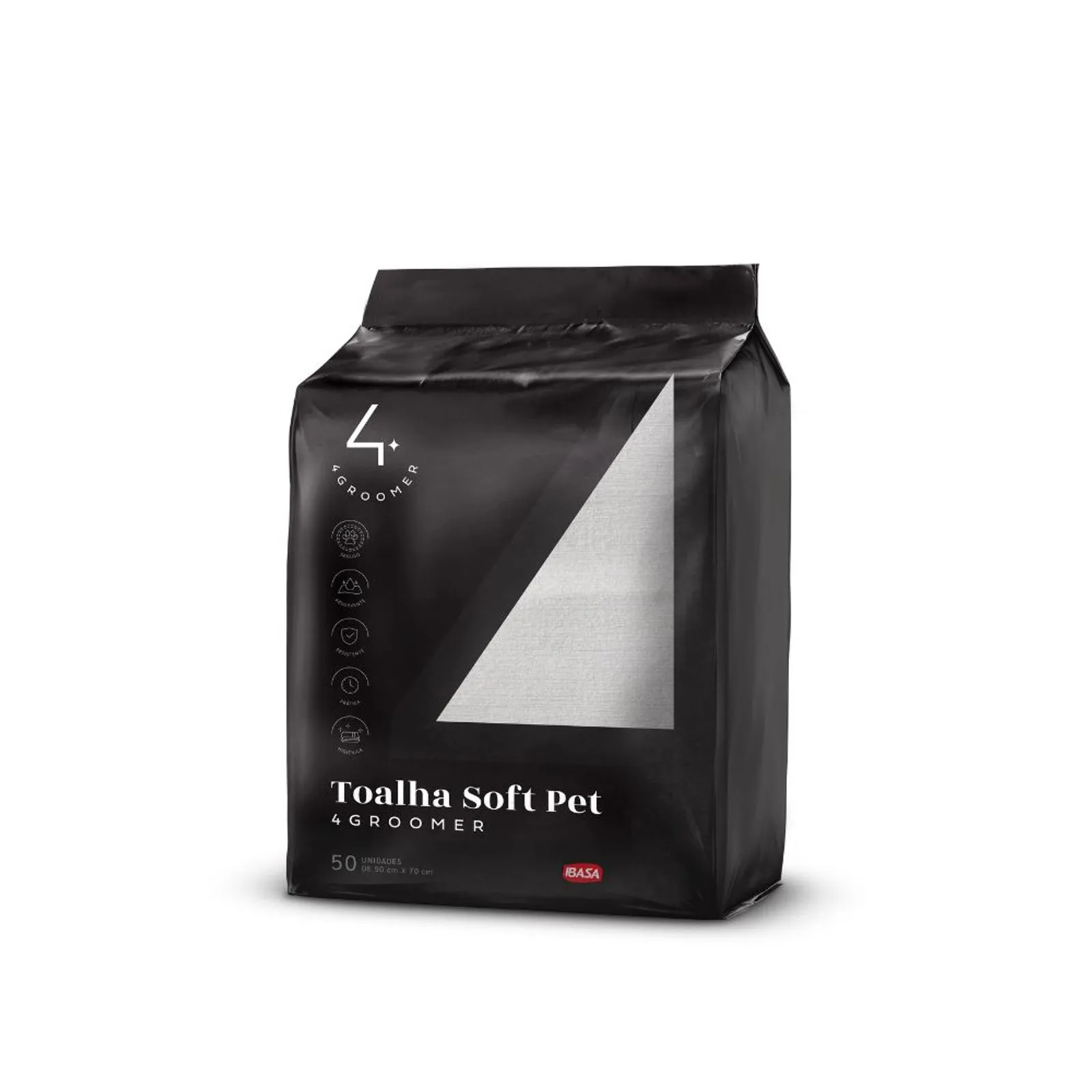 Toalhas Soft Pet 4Groomer Ibasa 50 unidades